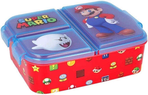 Super Mario Premium Frühstücks-Box mit 3 Fächern