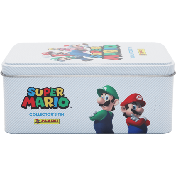 Panini Super Mario Trading Cards - Collector's Tin in weiß