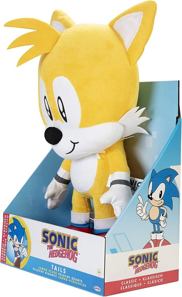 Sonic The Hedgehog - Jumbo Plüsch Tails Figur 50 cm