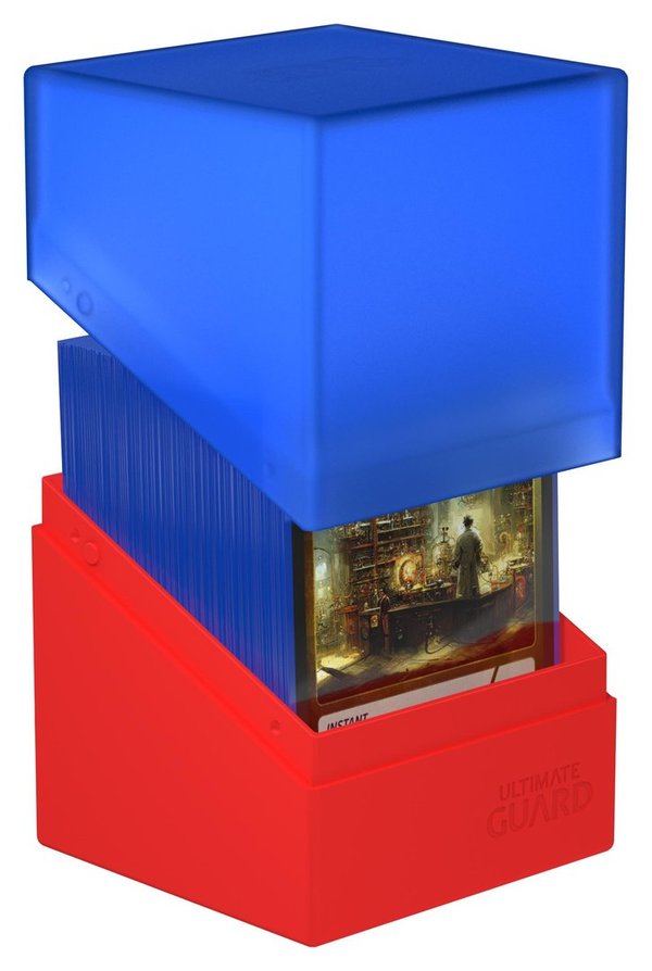 Boulder Deck Case 100+ Standardgröße - Blau/Rot