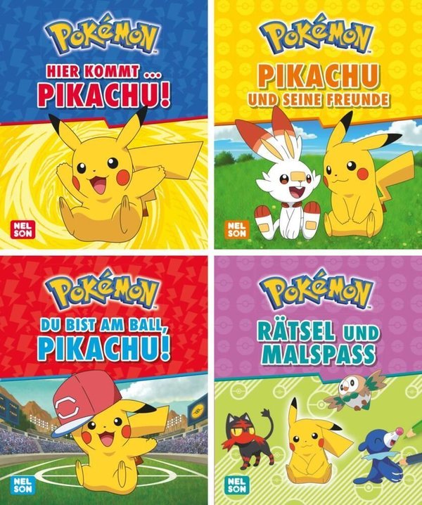 Nelson Mini-Bücher: Pokémon: Pikachu 1-4