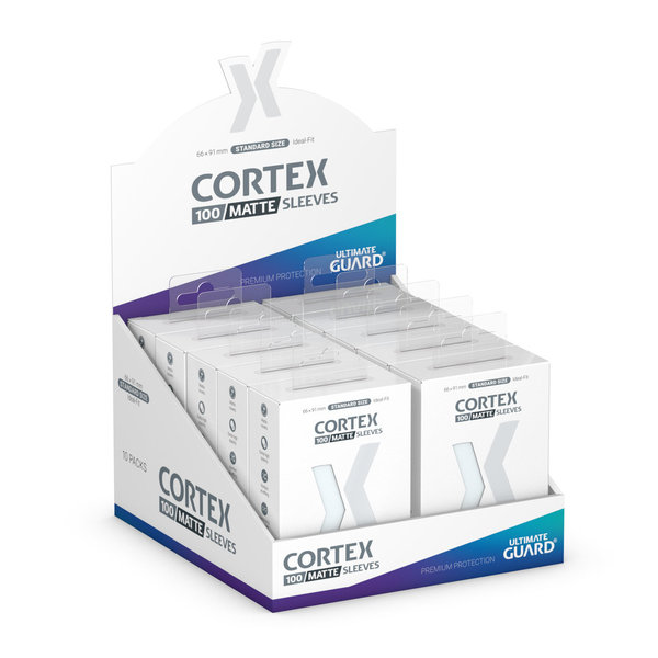 Cortex 100 Matte Kartenhüllen Standardgröße - Transparent