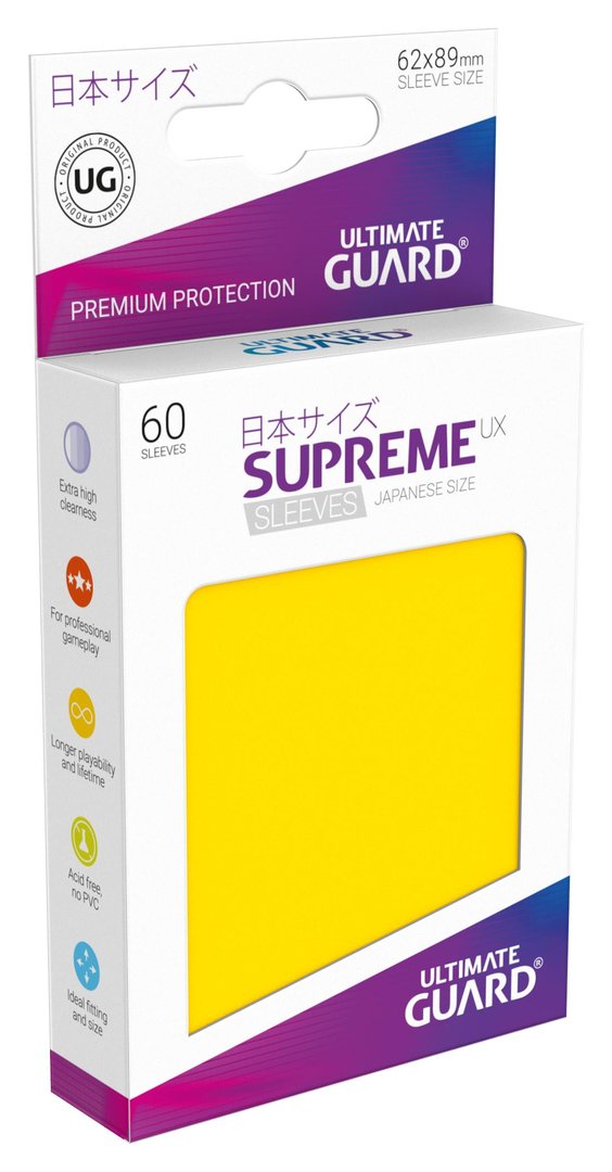 Supreme Sleeves Japanische Größe UX Gelb (60)