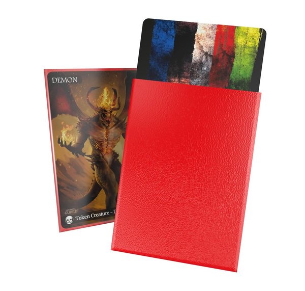 Cortex 100 Matte Kartenhüllen Standardgröße - Rot